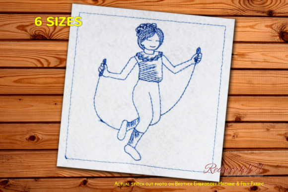 Rope Skipping Lineart Design: A Designer’s Review for Personalized Gifts